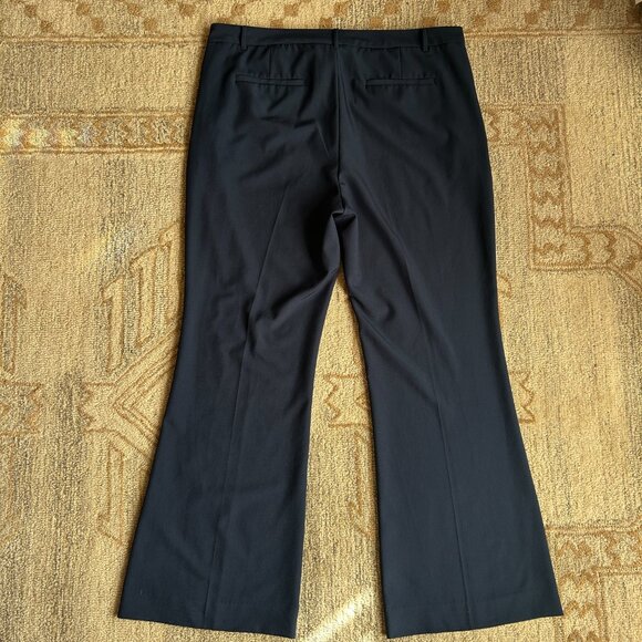 Plus Size Banana Republic Sculpted Stretch Blue Flare Pants 18 | Workwear Chic - Picture 5 of 10
